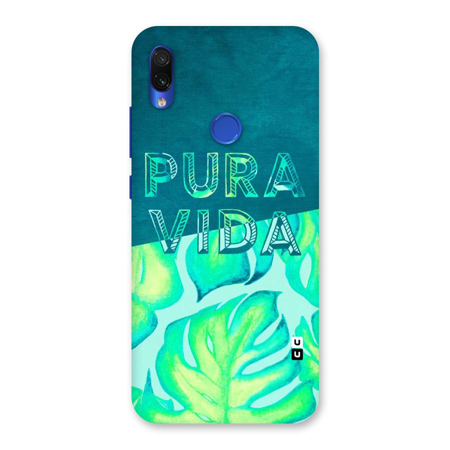Pre Vida Back Case for Redmi Note 7S