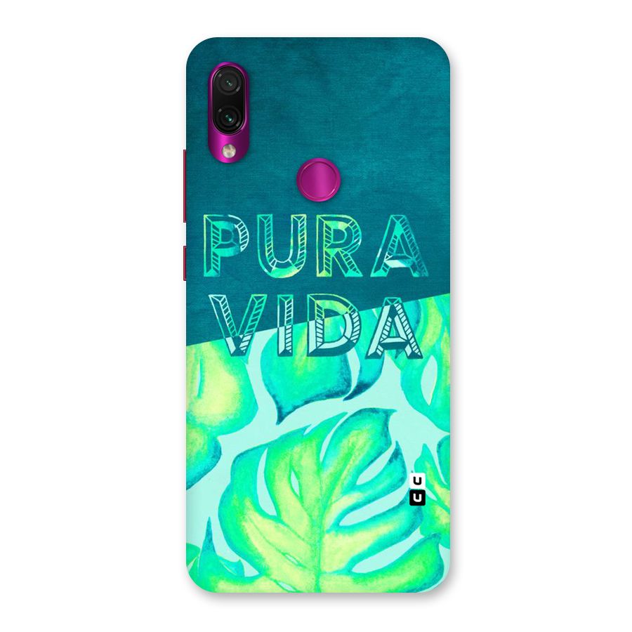 Pre Vida Back Case for Redmi Note 7 Pro