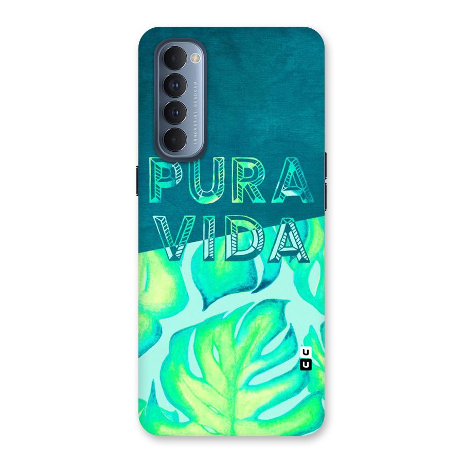 Pre Vida Back Case for Reno4 Pro