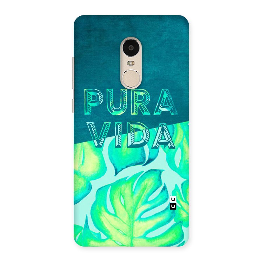 Pre Vida Back Case for Xiaomi Redmi Note 4