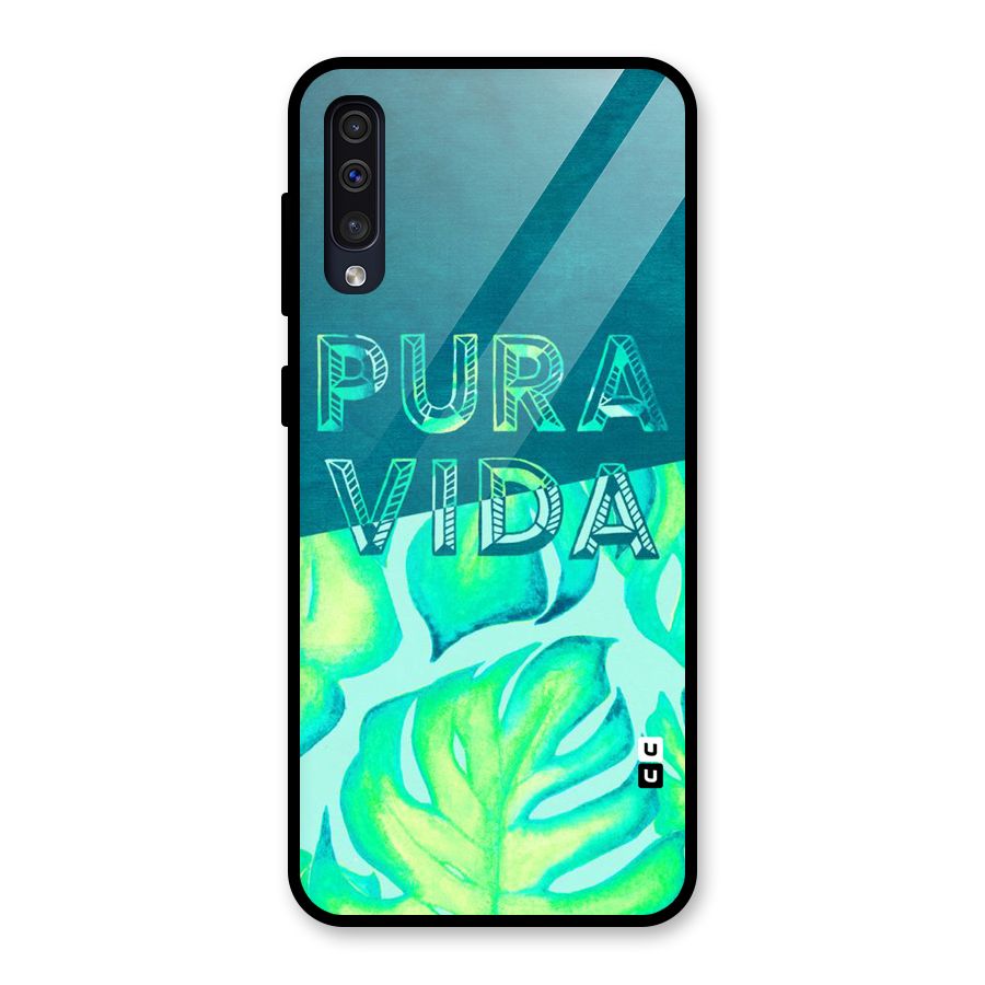 Pre Vida Glass Back Case for Galaxy A30s