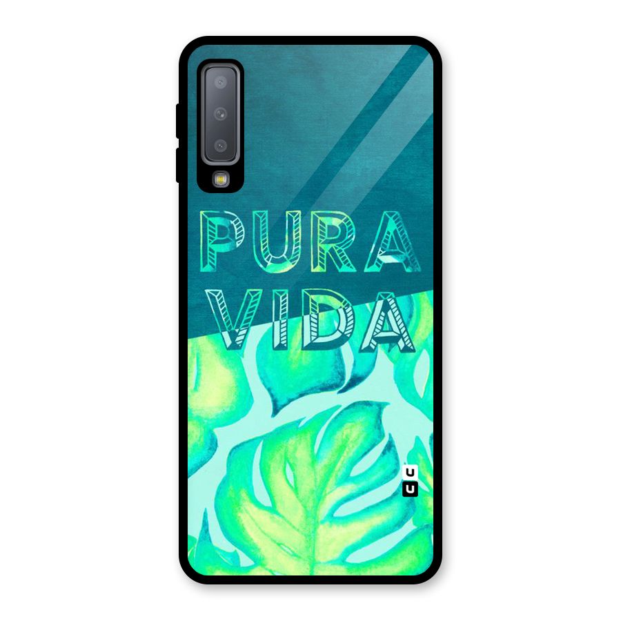 Pre Vida Glass Back Case for Galaxy A7 (2018)