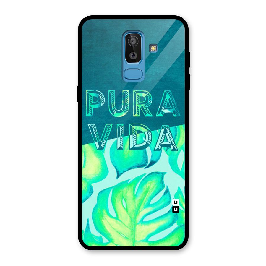 Pre Vida Glass Back Case for Galaxy J8