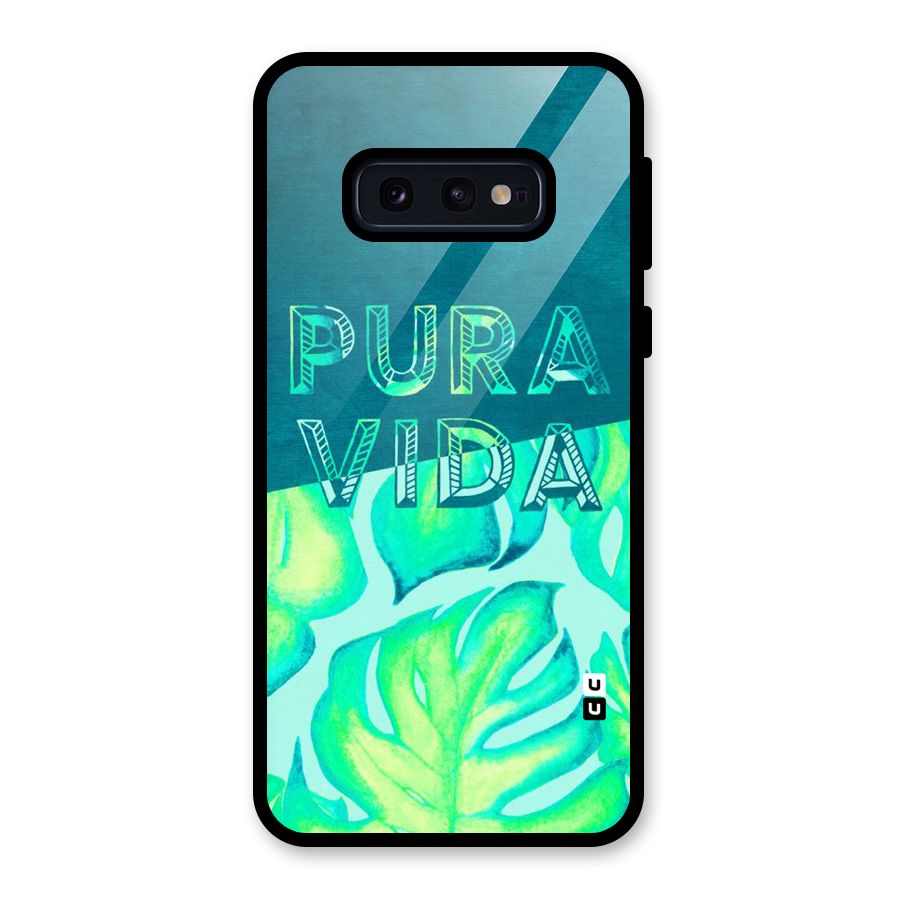 Pre Vida Glass Back Case for Galaxy S10e
