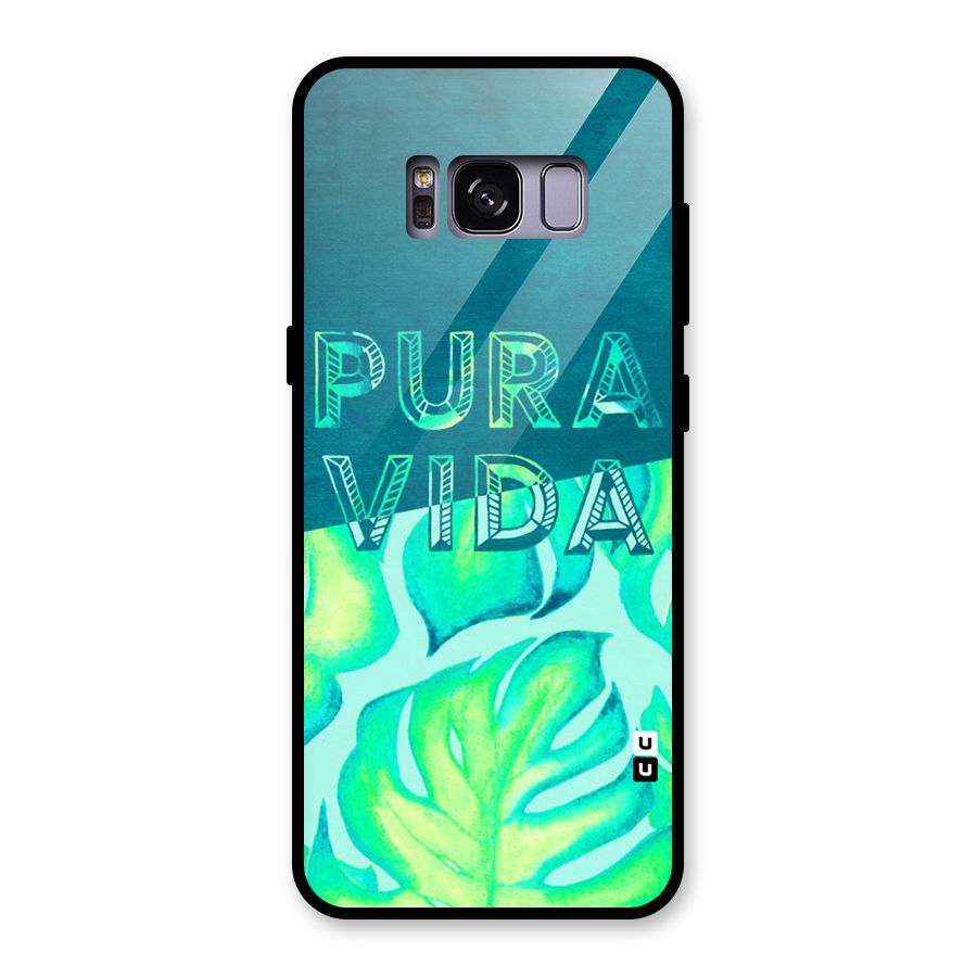 Pre Vida Glass Back Case for Galaxy S8