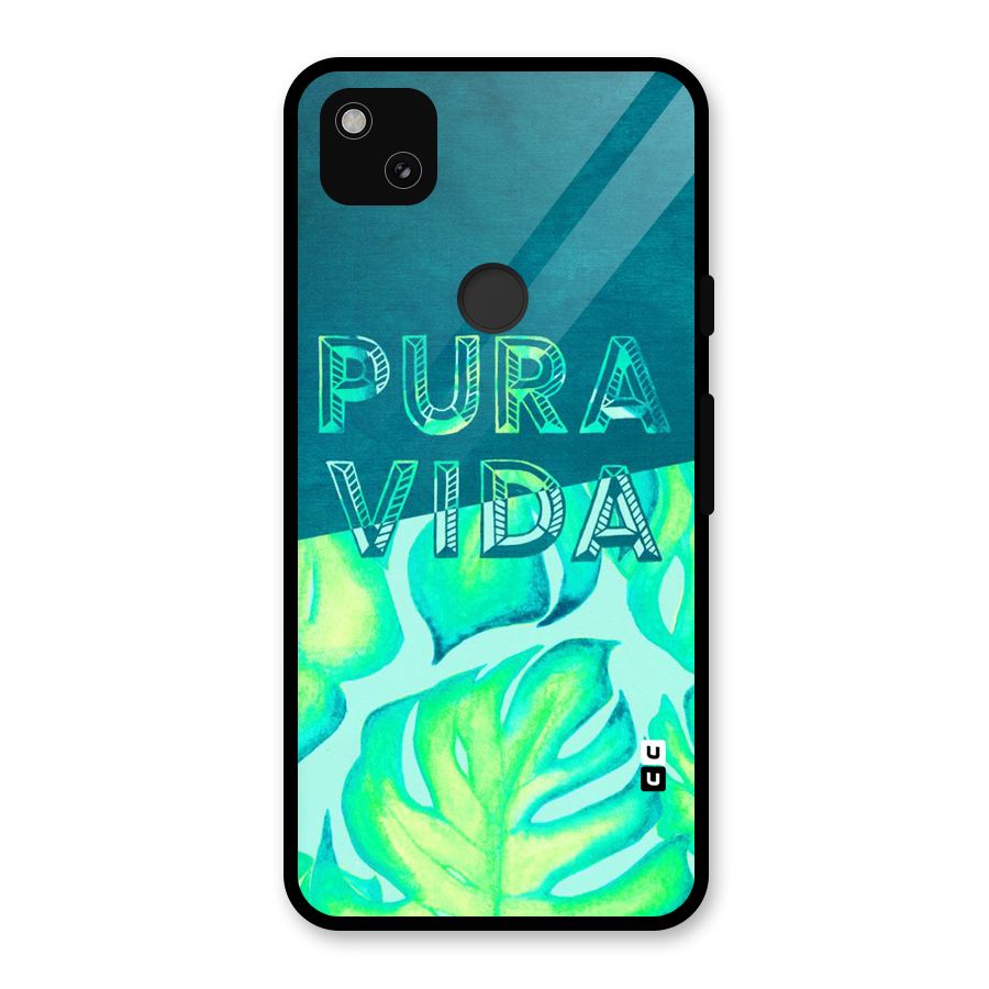 Pre Vida Glass Back Case for Google Pixel 4a