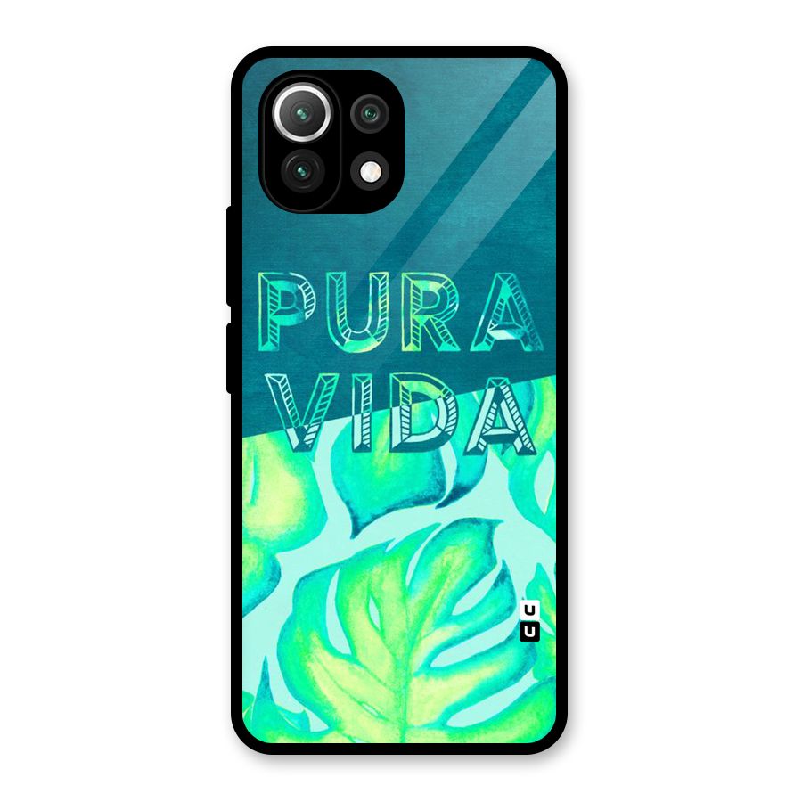 Pre Vida Glass Back Case for Mi 11 Lite NE 5G
