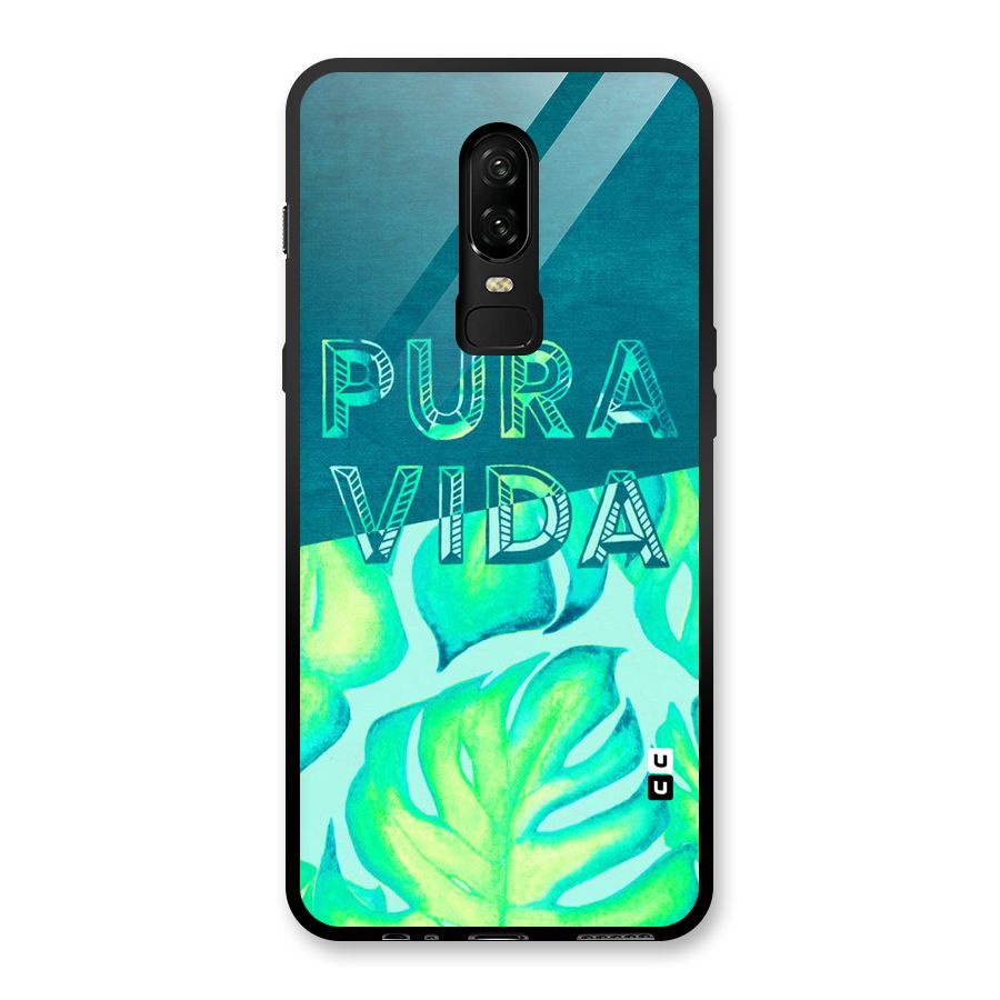 Pre Vida Glass Back Case for OnePlus 6