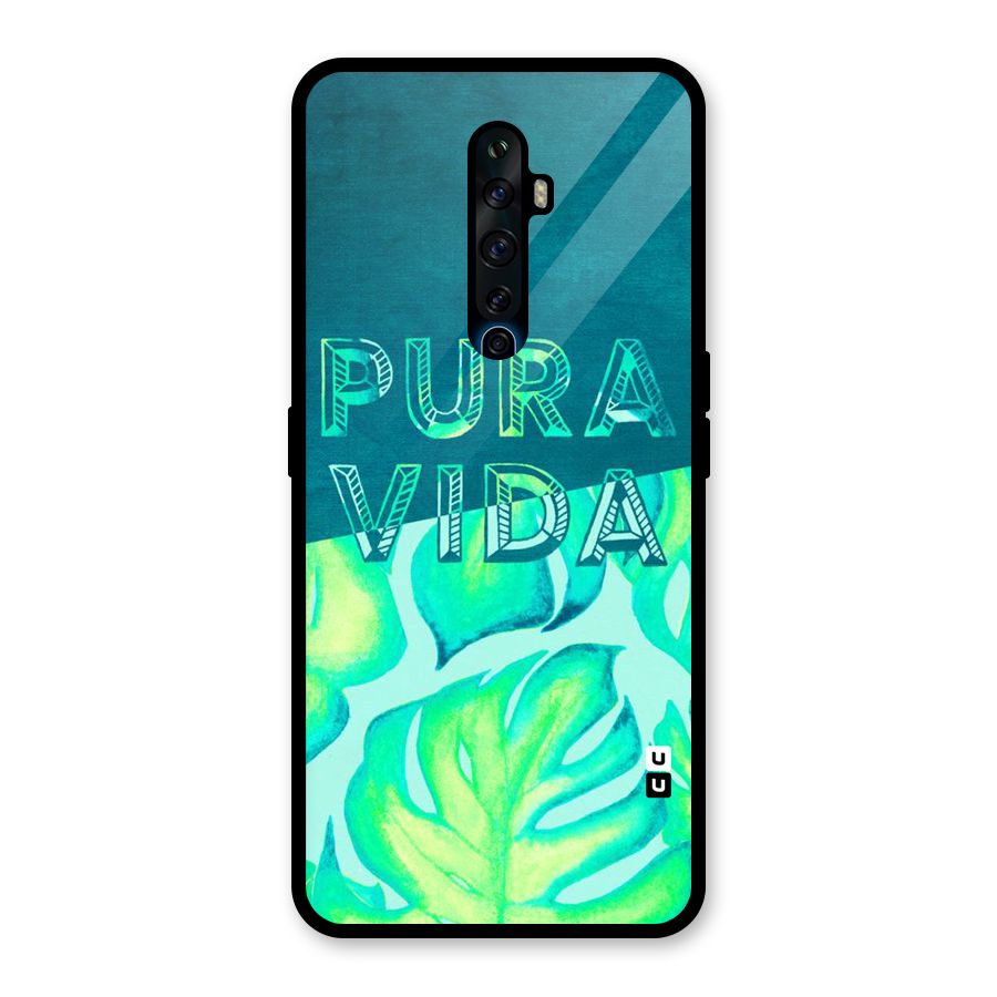 Pre Vida Glass Back Case for Oppo Reno2 F