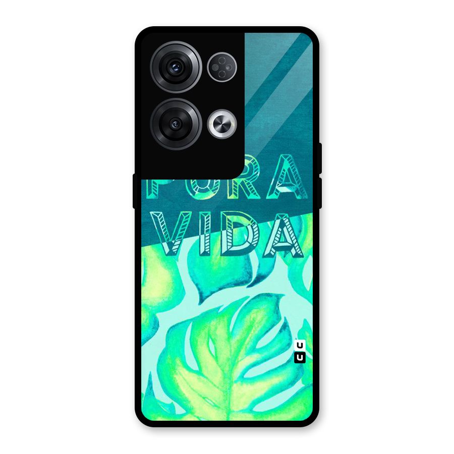 Pre Vida Glass Back Case for Oppo Reno8 Pro 5G