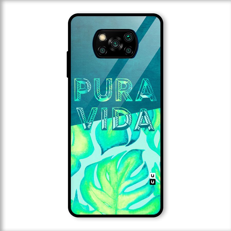 Pre Vida Glass Back Case for Poco X3