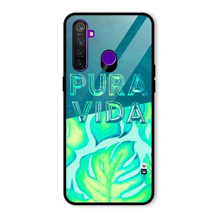 Pre Vida Glass Back Case for Realme 5 Pro