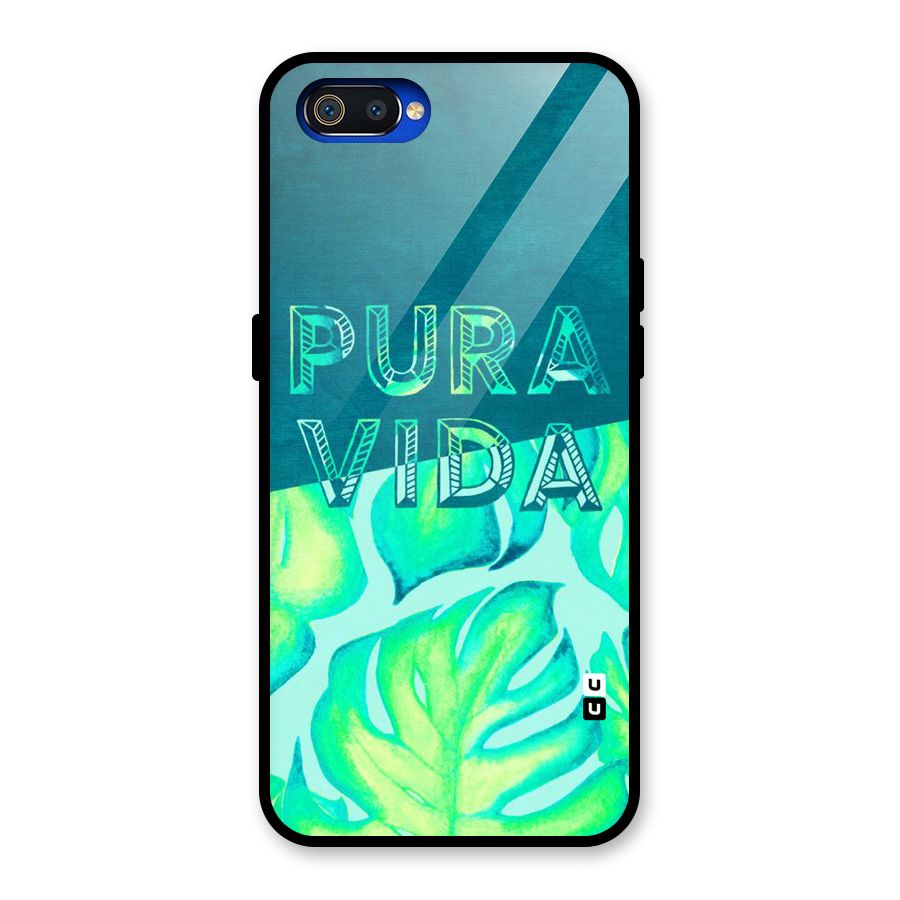 Pre Vida Glass Back Case for Realme C2