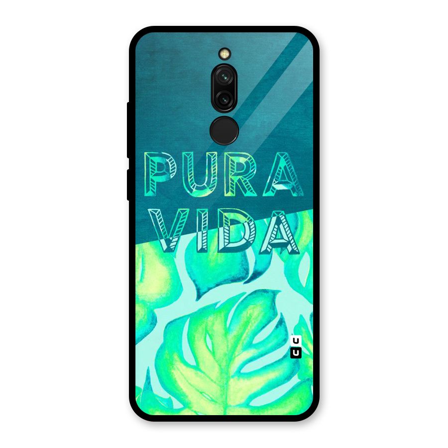 Pre Vida Glass Back Case for Redmi 8