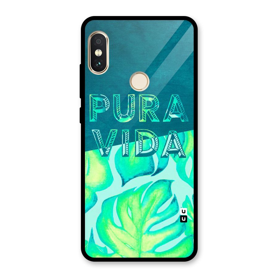 Pre Vida Glass Back Case for Redmi Note 5 Pro