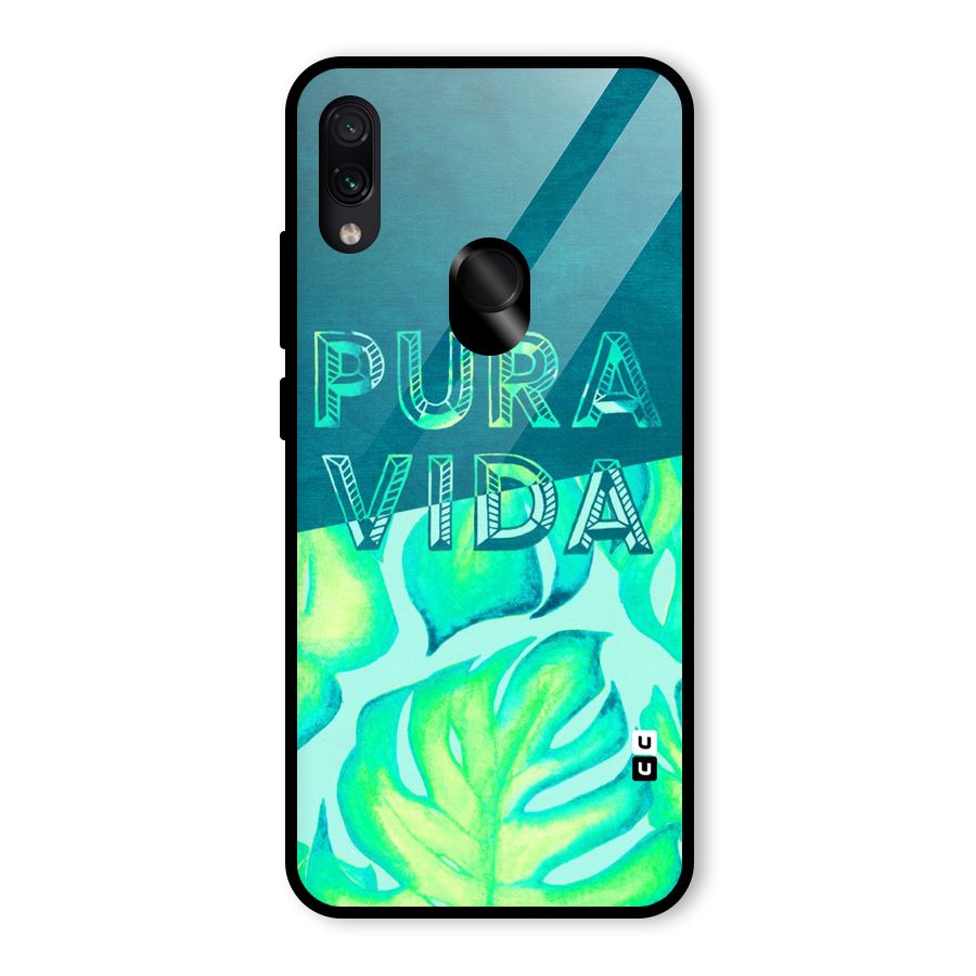 Pre Vida Glass Back Case for Redmi Note 7S