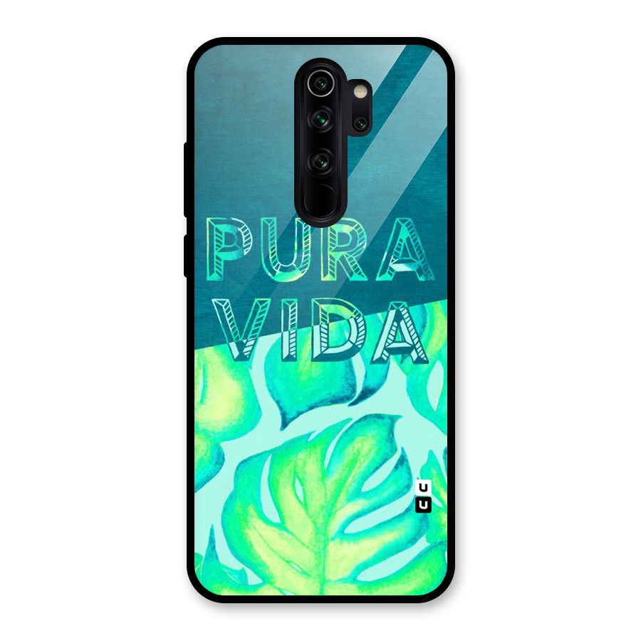 Pre Vida Glass Back Case for Redmi Note 8 Pro