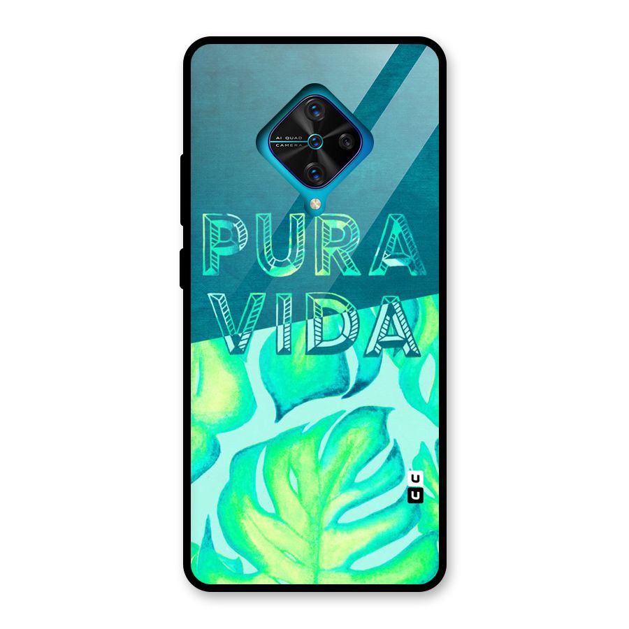 Pre Vida Glass Back Case for Vivo S1 Pro