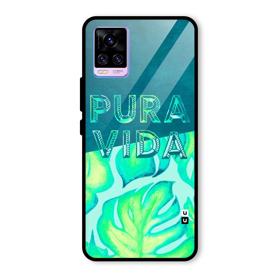 Pre Vida Glass Back Case for Vivo V20 Pro