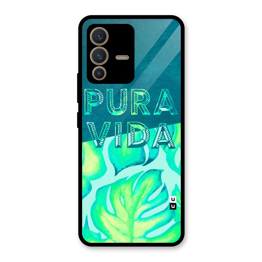 Pre Vida Glass Back Case for Vivo V23 5G