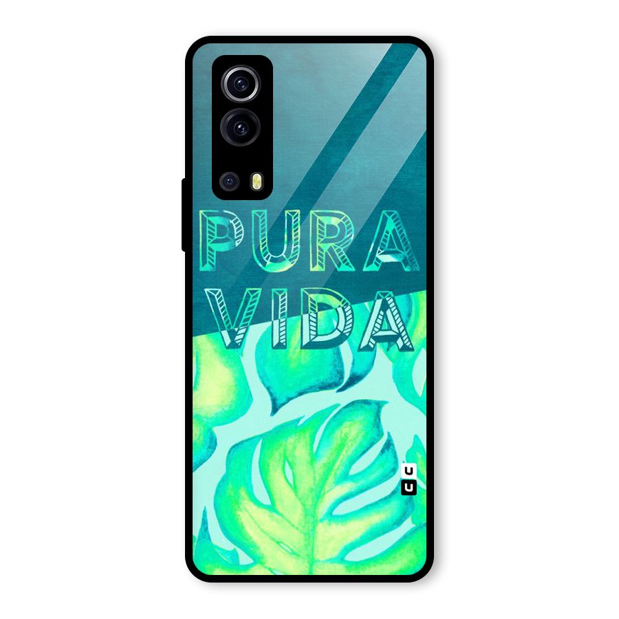Pre Vida Glass Back Case for Vivo iQOO Z3