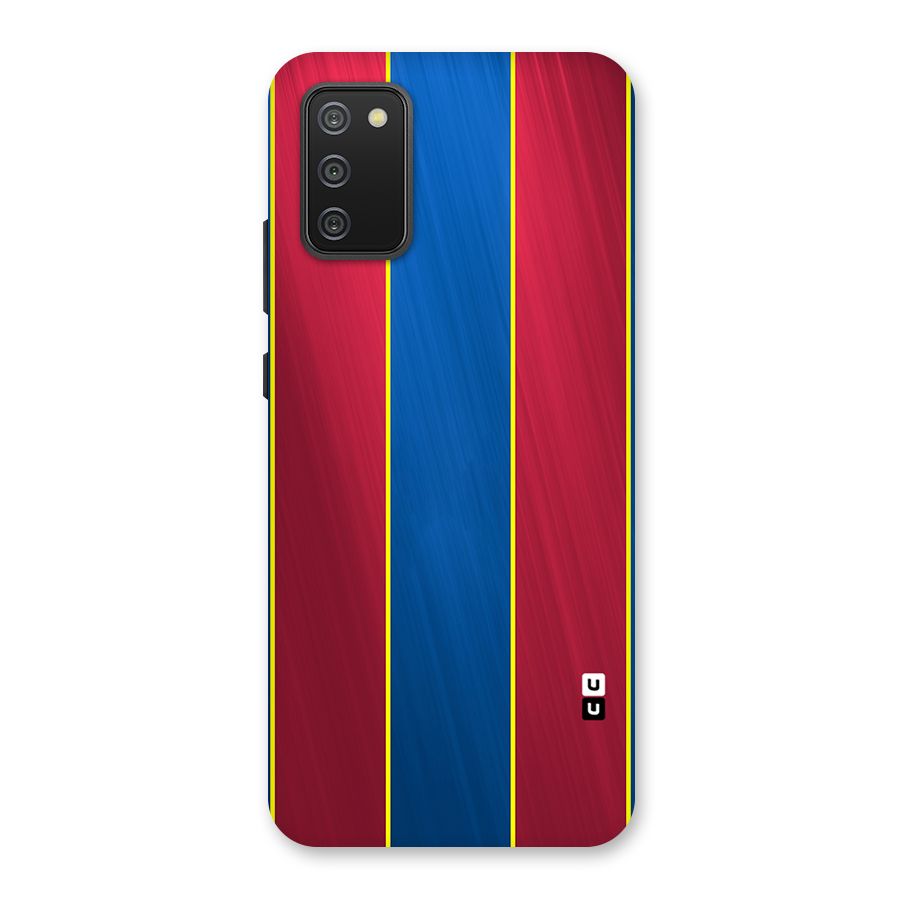Premium Vertical Stripes Back Case for Galaxy F02s