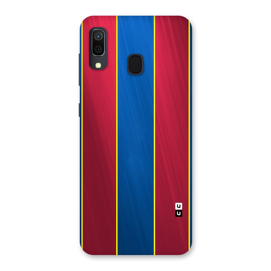 Premium Vertical Stripes Back Case for Galaxy M10s