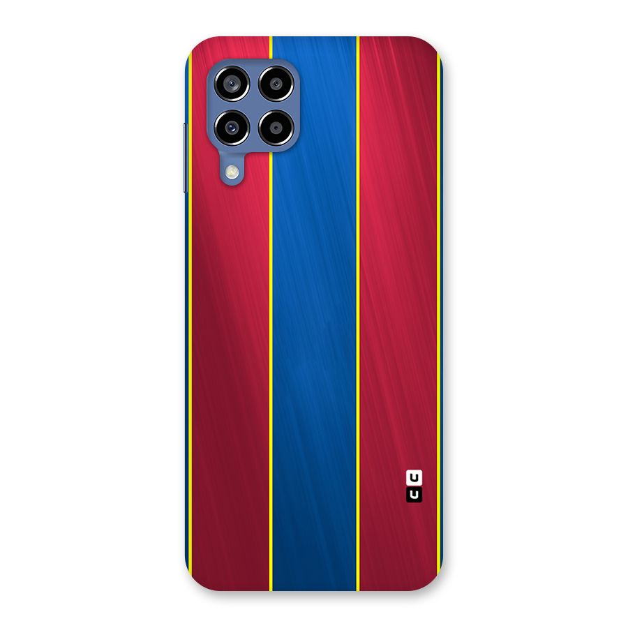 Premium Vertical Stripes Back Case for Galaxy M53 5G