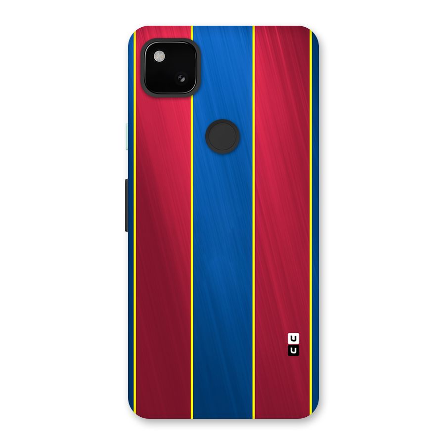 Premium Vertical Stripes Back Case for Google Pixel 4a