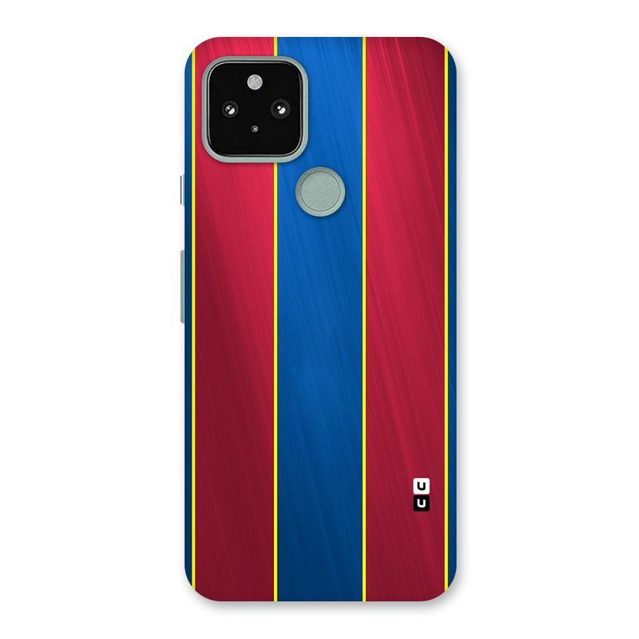Premium Vertical Stripes Back Case for Google Pixel 5