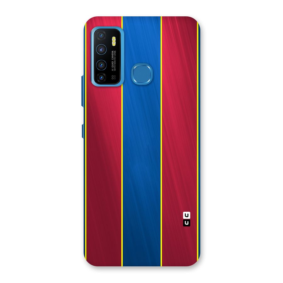 Premium Vertical Stripes Back Case for Infinix Hot 9