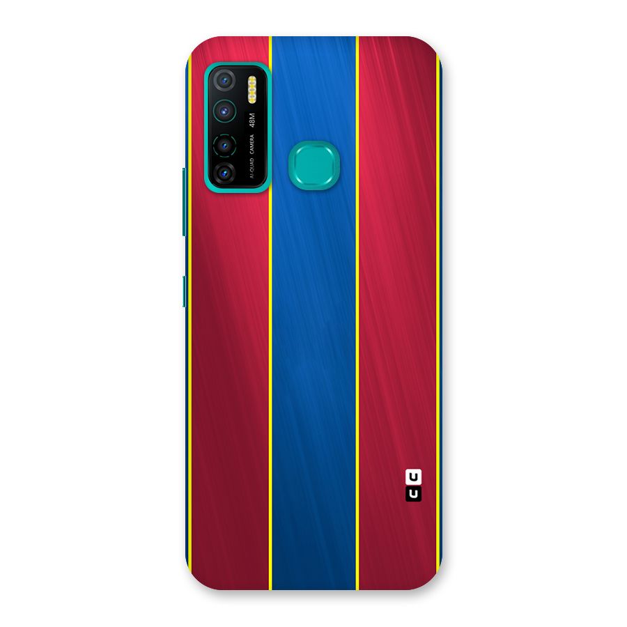 Premium Vertical Stripes Back Case for Infinix Hot 9 Pro