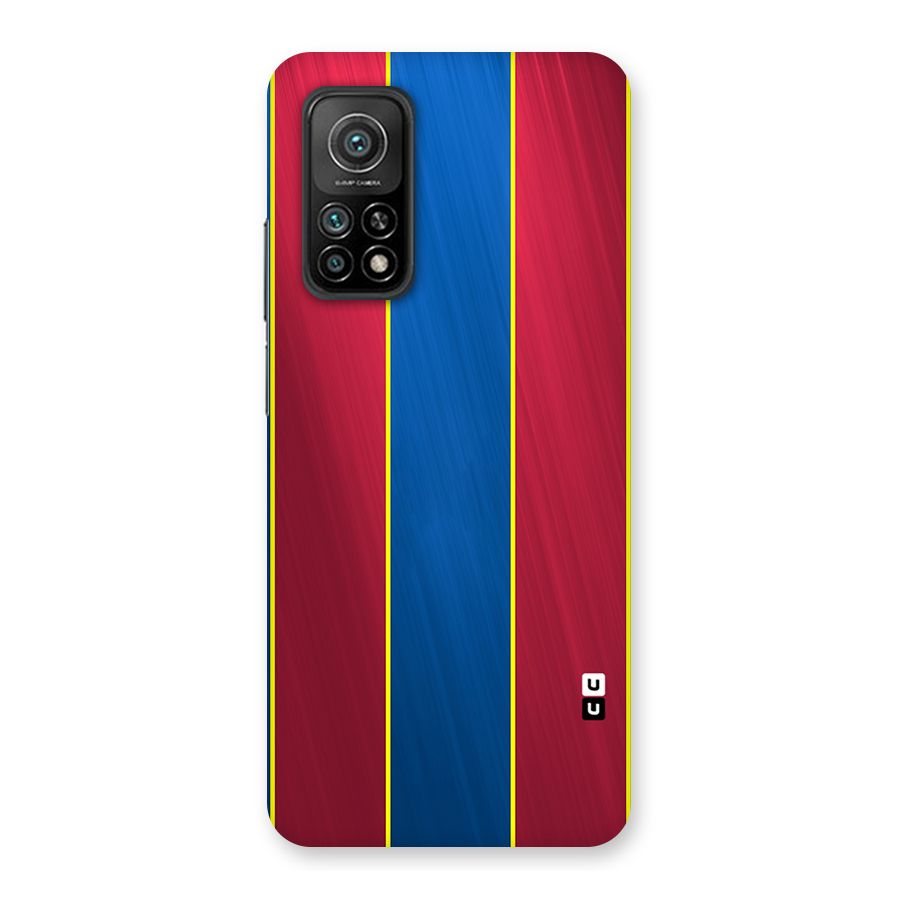 Premium Vertical Stripes Back Case for Mi 10T Pro 5G