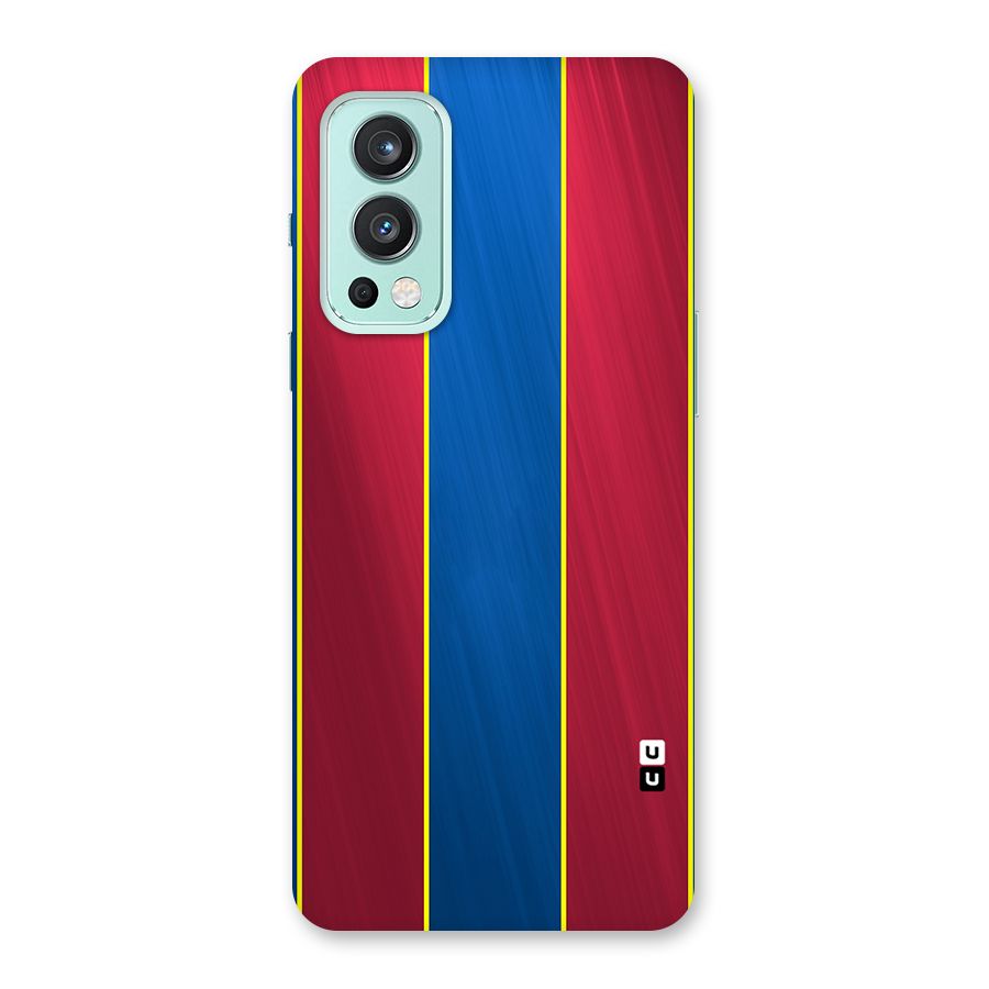 Premium Vertical Stripes Back Case for OnePlus Nord 2 5G
