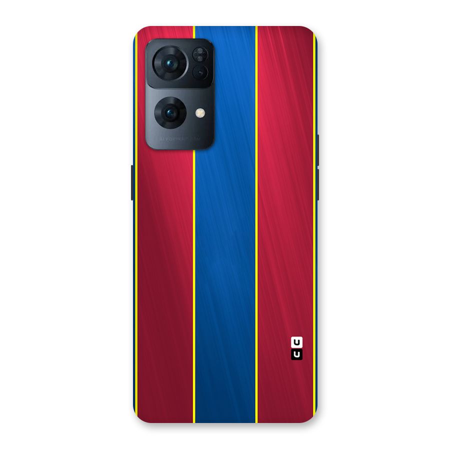 Premium Vertical Stripes Back Case for Oppo Reno7 Pro 5G