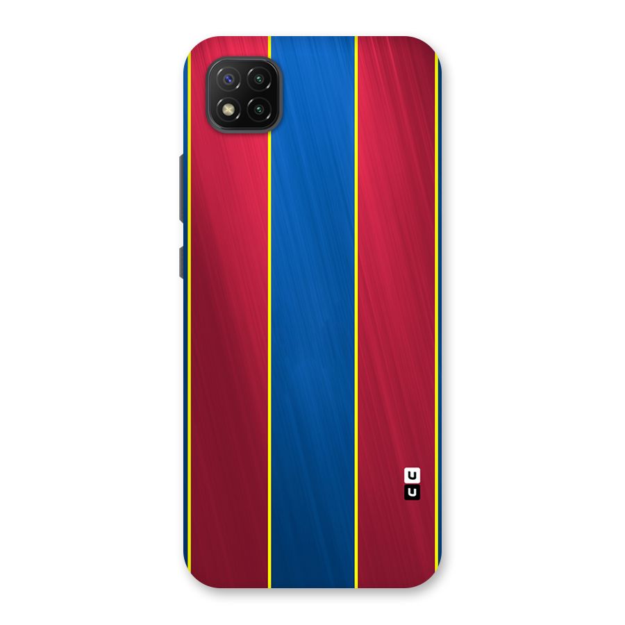 Premium Vertical Stripes Back Case for Poco C3