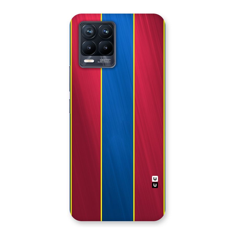 Premium Vertical Stripes Back Case for Realme 8 Pro