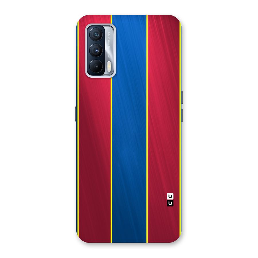 Premium Vertical Stripes Back Case for Realme X7