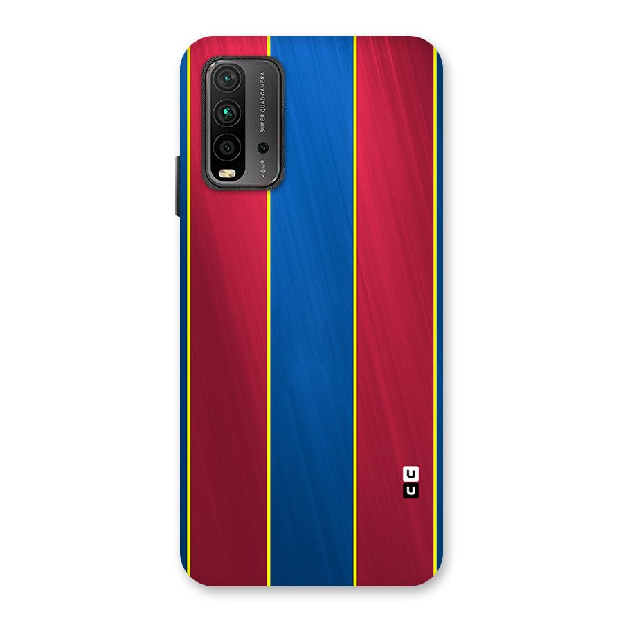 Premium Vertical Stripes Back Case for Redmi 9 Power