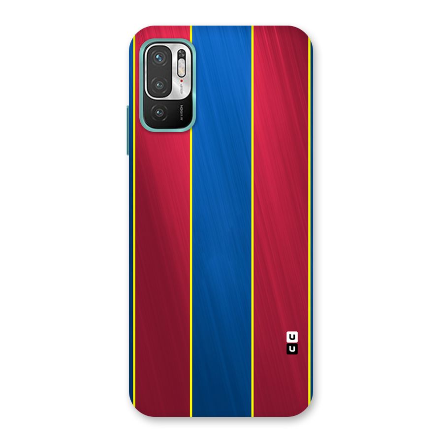 Premium Vertical Stripes Back Case for Redmi Note 10T 5G