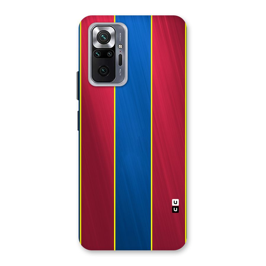 Premium Vertical Stripes Back Case for Redmi Note 10 Pro Max