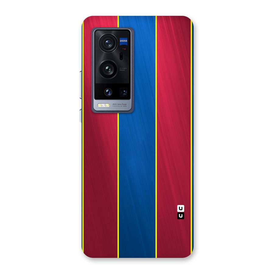 Premium Vertical Stripes Back Case for Vivo X60 Pro Plus