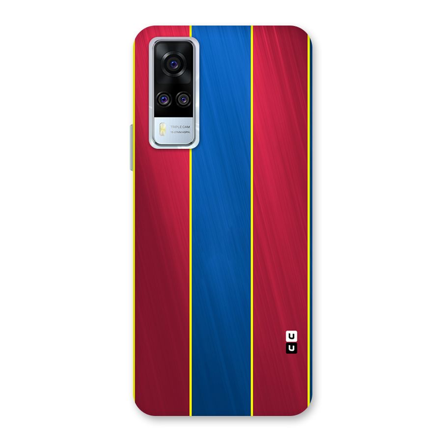 Premium Vertical Stripes Back Case for Vivo Y31