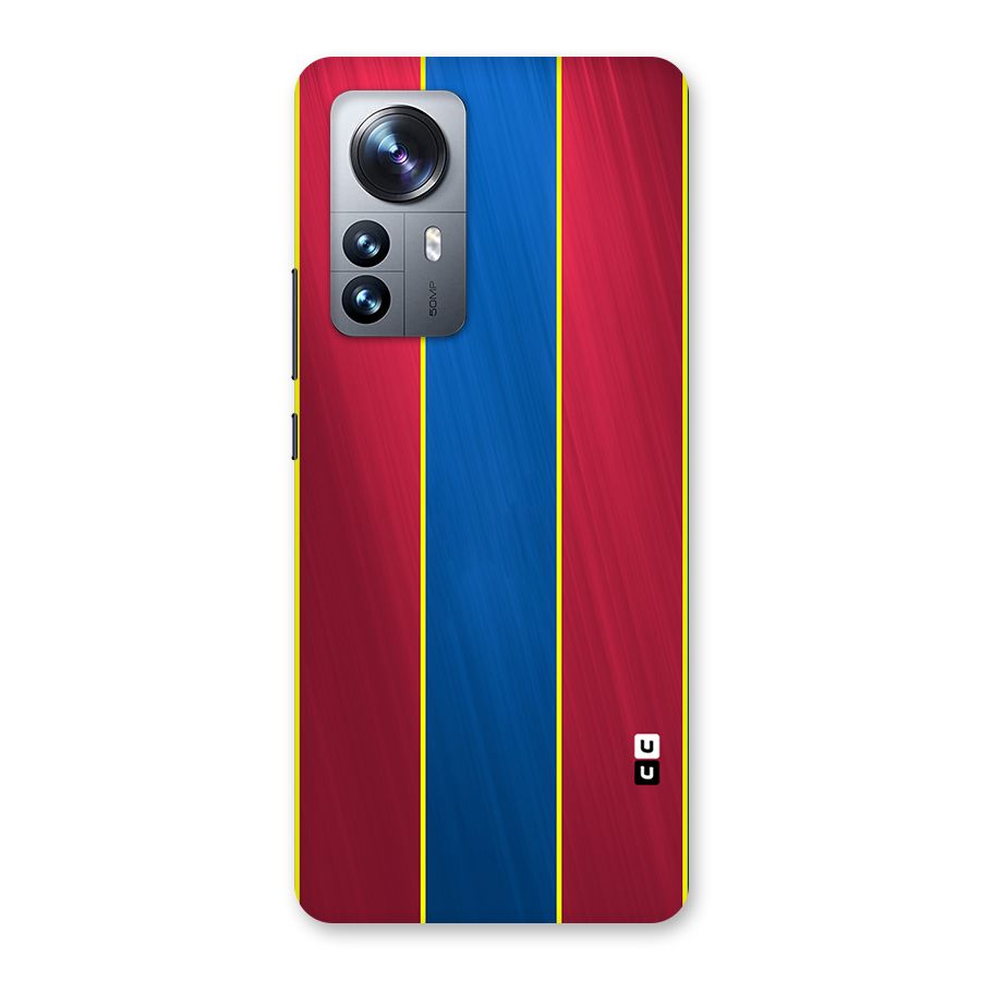 Premium Vertical Stripes Back Case for Xiaomi 12 Pro