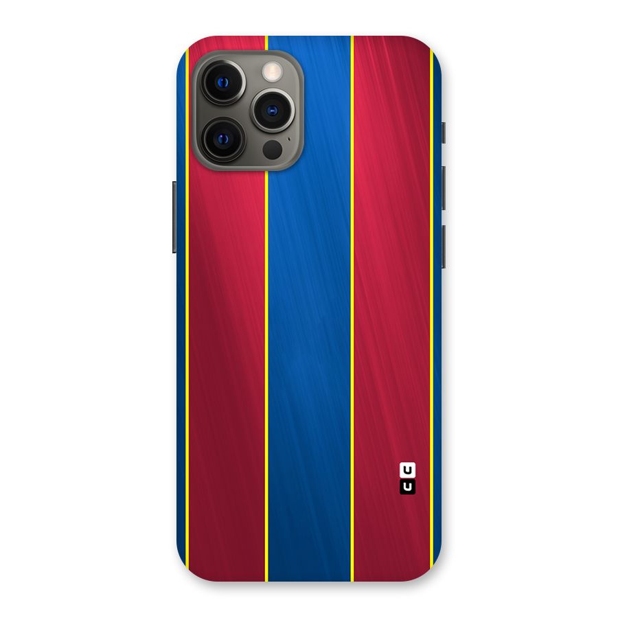 Premium Vertical Stripes Back Case for iPhone 12 Pro Max