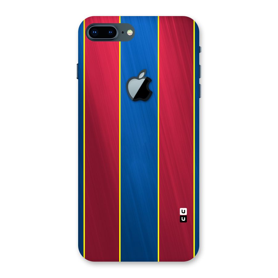 Premium Vertical Stripes Back Case for iPhone 7 Plus Apple Cut