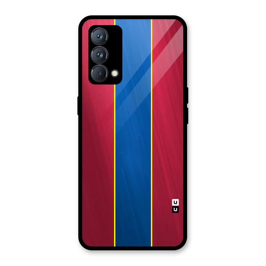 Premium Vertical Stripes Glass Back Case for Realme GT Master Edition