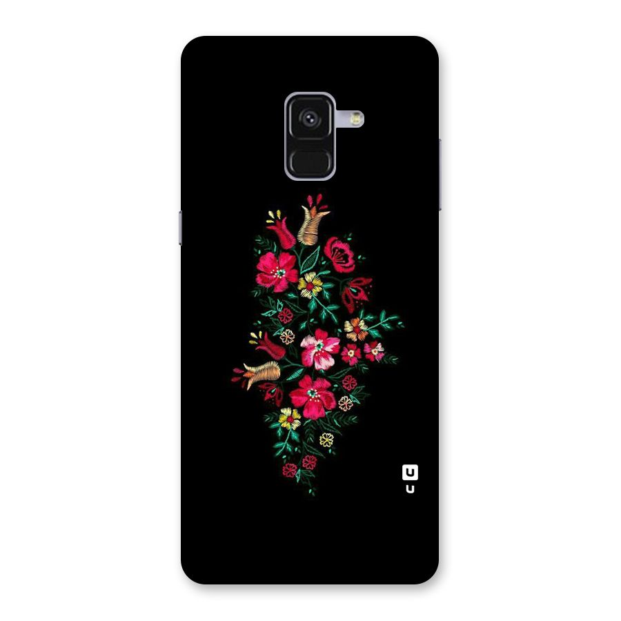 Pretty Allure Flower Back Case for Galaxy A8 Plus