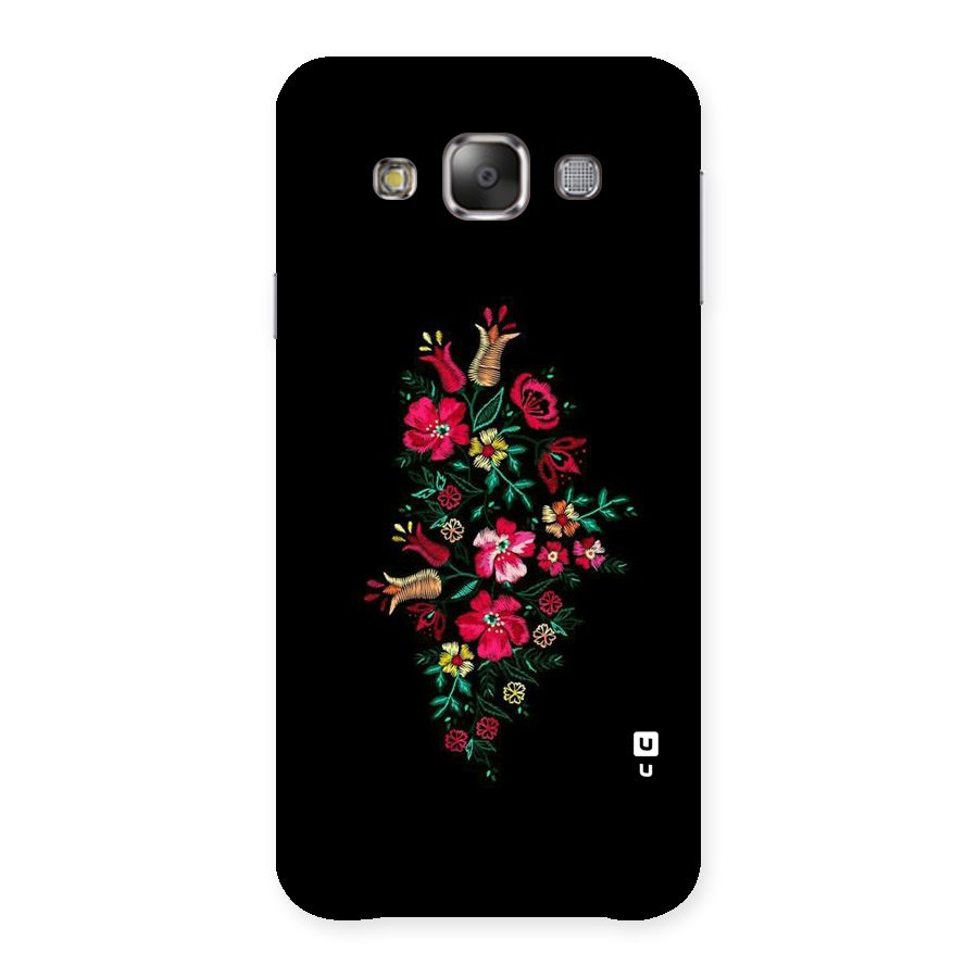 Pretty Allure Flower Back Case for Galaxy E7