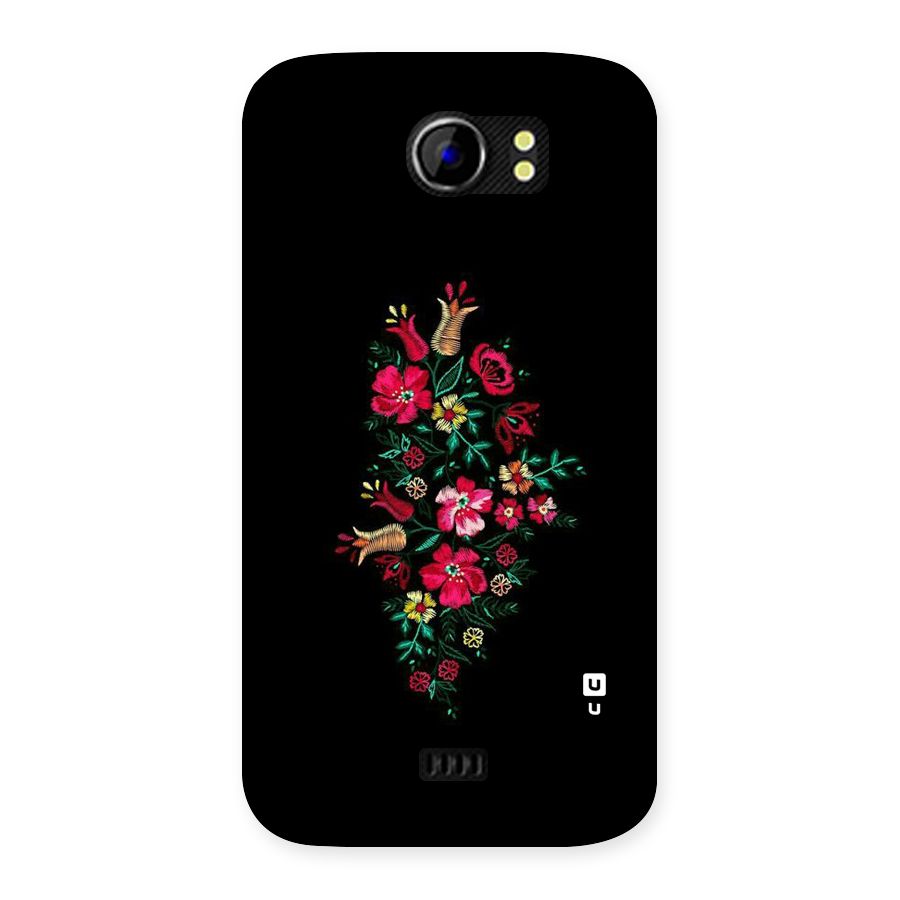 Pretty Allure Flower Back Case for Micromax Canvas 2 A110